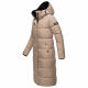 Marikoo Reliziaa Damen Winter Parka lang Taupe Größe XXXL - Gr. 46