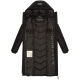 Navahoo Sahnekatzi Damen lange Winter Steppjacke Schwarz Größe XXXL - Gr. 46