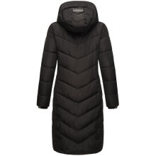 Navahoo Sahnekatzi Damen lange Winter Steppjacke Schwarz Größe XXXXL - Gr. 48