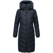 Navahoo Sahnekatzi Damen lange Winter Steppjacke Navy Größe XXXXL - Gr. 48