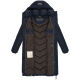 Navahoo Sahnekatzi Damen lange Winter Steppjacke Navy Größe XXXXL - Gr. 48