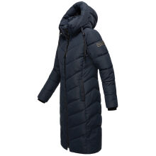 Navahoo Sahnekatzi Damen lange Winter Steppjacke Navy Größe XXXXXL - Gr. 50