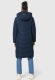 Navahoo Sahnekatzi Damen lange Winter Steppjacke Navy Größe XXXXXL - Gr. 50