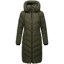 Navahoo Sahnekatzi XIV ladies winter coat Dark Olive