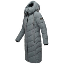 Navahoo Sahnekatzi Damen lange Winter Steppjacke Stormy Blue Größe XXXXL - Gr. 48