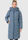 Navahoo Sahnekatzi Damen lange Winter Steppjacke Stormy Blue Größe XXXXL - Gr. 48