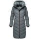 Navahoo Sahnekatzi Damen lange Winter Steppjacke Stormy Blue Größe XXXXL - Gr. 48