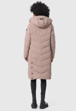 Navahoo Sahnekatzi XIV ladies winter coat Taupe Grey