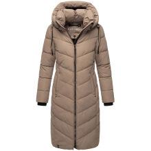 Navahoo Sahnekatzi XIV ladies winter coat Taupe Grey