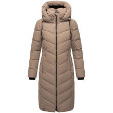 Navahoo Sahnekatzi XIV ladies winter coat Taupe Grey