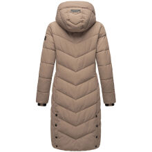 Navahoo Sahnekatzi XIV ladies winter coat Taupe Grey