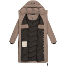 Navahoo Sahnekatzi XIV ladies winter coat Taupe Grey