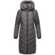 Navahoo Sahnekatzi Damen lange Winter Steppjacke Anthrazit Größe L - Gr. 40
