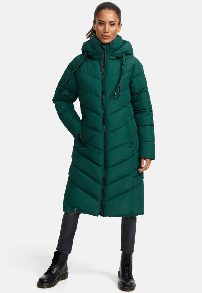 Navahoo Sahnekatzi XIV ladies winter coat Evergreen Größe XXXXL - Gr. 48