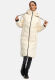 Navahoo Sahnekatzi Damen lange Winter Steppjacke Cream Größe S - Gr. 36
