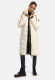 Navahoo Sahnekatzi Damen lange Winter Steppjacke Cream Größe S - Gr. 36