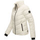 Marikoo Samuiaa Damen Steppjacke Offwhite Größe L - Gr. 40
