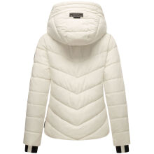 Marikoo Samuiaa Damen Steppjacke Offwhite Größe XL - Gr. 42