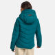 Marikoo Samuiaa Damen Steppjacke Petrol Größe L - Gr. 40