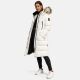 Marikoo Schneesternchen ladies long winter hooded quilted jacket  Größe XS - Gr. 34
