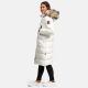 Marikoo Schneesternchen ladies long winter hooded quilted jacket  Größe XS - Gr. 34