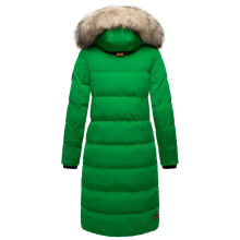 Marikoo Schneesternchen ladies long winter hooded quilted jacket  Größe S - Gr. 36