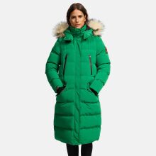 Marikoo Schneesternchen ladies long winter hooded quilted jacket  Größe M - Gr. 38