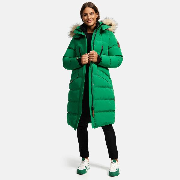 Marikoo Schneesternchen ladies long winter hooded quilted jacket  Größe L - Gr. 40