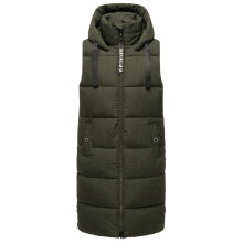 Navahoo Schnuffelchen Ladies Vest Dunkel Olive