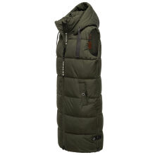 Navahoo Schnuffelchen Ladies Vest Dunkel Olive
