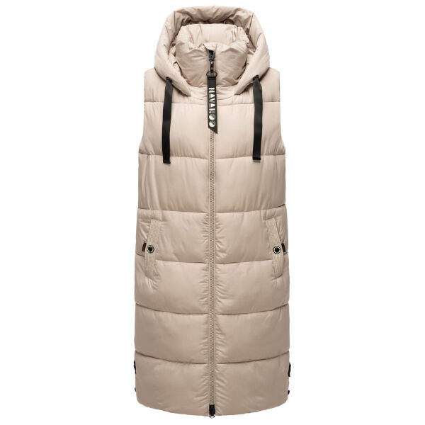 Navahoo Schnuffelchen Damen Weste Taupe Größe XXXL - Gr. 46