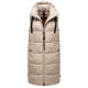 Navahoo Schnuffelchen Damen Weste Taupe Größe XXXL - Gr. 46