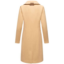 Navahoo Wooly Damen Trenchcoat Winter Mantel Beige Größe XL - Gr. 42