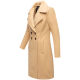 Navahoo Wooly Damen Trenchcoat Winter Mantel Beige Größe XL - Gr. 42