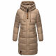 Marikoo Yuikoo lange Damen Winterjacke Taupe Grey-Größe S - Gr. 36