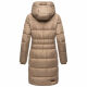 Marikoo Yuikoo lange Damen Winterjacke Taupe Grey-Größe XXL - Gr. 44