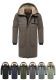 Stone Harbour Herren Winter Jacke Outdoor Parka Mantel Warm gefüttert lang