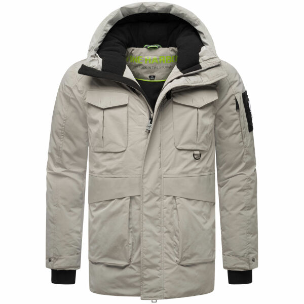 Stone Harbour Edriik XX Herren Winterjacke B763 Silver Grey Größe XXXL - Gr. 3XL