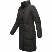 Marikoo Laryaa XVI Damen Winterjacke Schwarz Größe XXXL - Gr. 46