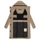 Marikoo Laryaa XVI Damen Winterjacke Taupe Grey Größe L - Gr. 40