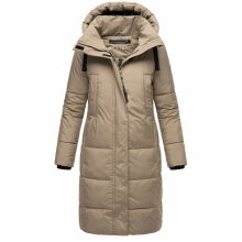 Marikoo Laryaa XVI Damen Winterjacke Taupe Grey Größe XXL - Gr. 44