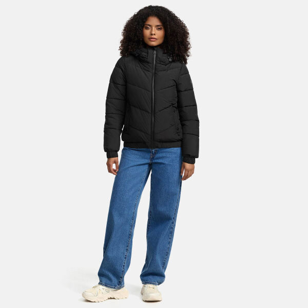 Marikoo Nayanaa Damen Winterjacke Schwarz Größe XL - Gr. 42