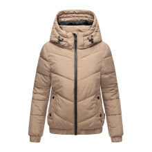 Marikoo Nayanaa Damen Winterjacke Taupe Grey Größe XS - Gr. 34