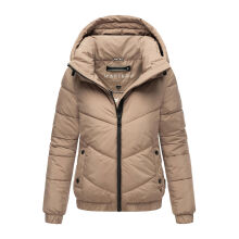 Marikoo Nayanaa Damen Winterjacke Taupe Grey Größe S - Gr. 36