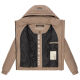 Marikoo Nayanaa Damen Winterjacke Taupe Grey Größe S - Gr. 36