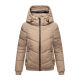 Marikoo Nayanaa Damen Winterjacke Taupe Grey Größe S - Gr. 36