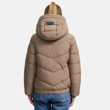 Marikoo Nayanaa Damen Winterjacke Taupe Grey Größe L - Gr. 40