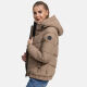 Marikoo Nayanaa Damen Winterjacke Taupe Grey Größe XL - Gr. 42