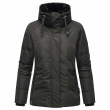 Navahoo Frostii XIV Damen Winterjacke Schwarz Größe S - Gr. 36