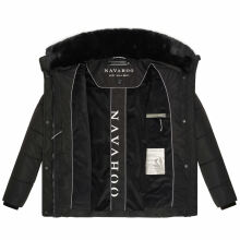 Navahoo Frostii XIV Damen Winterjacke Schwarz Größe S - Gr. 36
